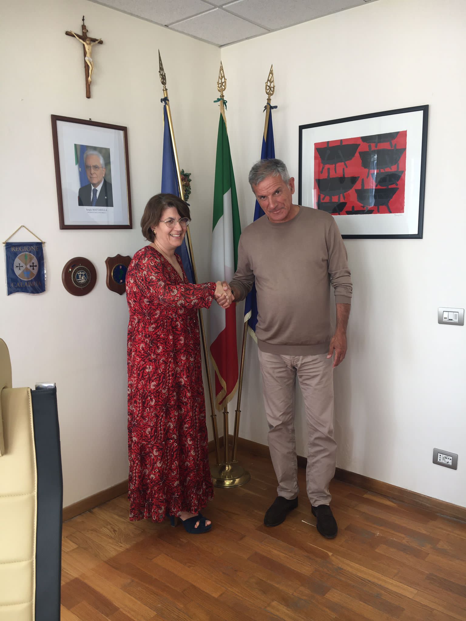 La Senatrice Abate ha fatto visita al Presidente Agostinelli